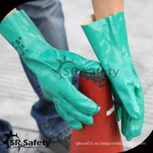 SRSAFETY guante verde de alta calidad para manejo químico